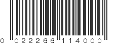 UPC 022266114000