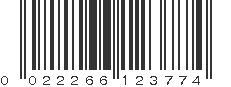 UPC 022266123774