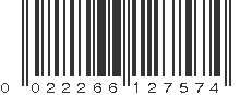 UPC 022266127574