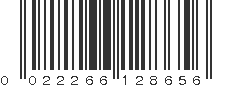 UPC 022266128656