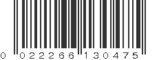 UPC 022266130475