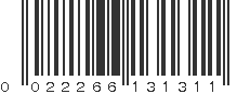 UPC 022266131311