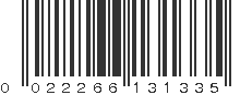 UPC 022266131335