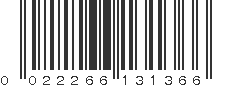 UPC 022266131366