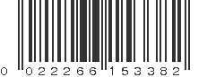 UPC 022266153382