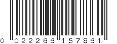 UPC 022266157861