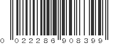 UPC 022286908399