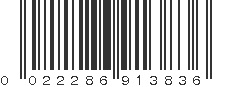 UPC 022286913836