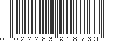 UPC 022286918763