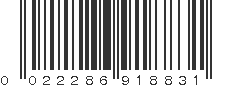 UPC 022286918831