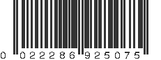 UPC 022286925075