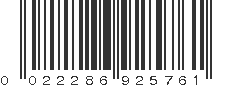 UPC 022286925761