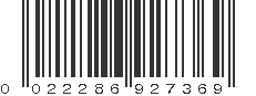 UPC 022286927369