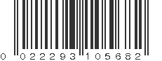 UPC 022293105682