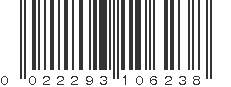 UPC 022293106238