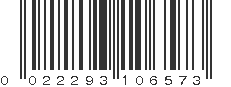 UPC 022293106573