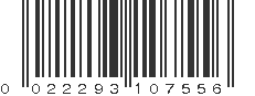 UPC 022293107556