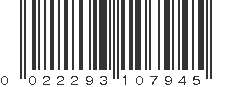 UPC 022293107945