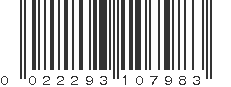 UPC 022293107983