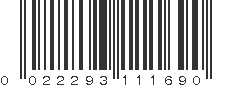 UPC 022293111690