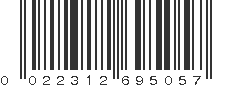 UPC 022312695057