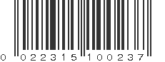 UPC 022315100237