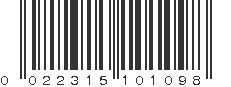 UPC 022315101098