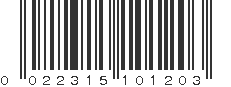 UPC 022315101203