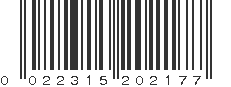 UPC 022315202177