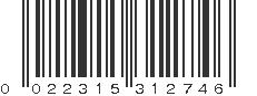 UPC 022315312746