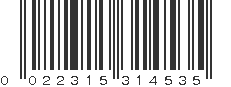 UPC 022315314535