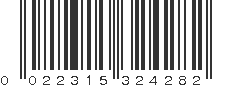 UPC 022315324282