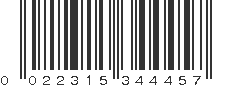 UPC 022315344457