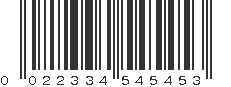 UPC 022334545453