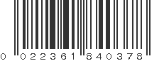 UPC 022361840378