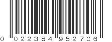 UPC 022384952706