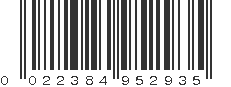 UPC 022384952935