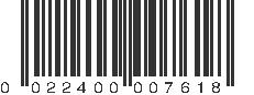 UPC 022400007618