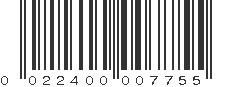 UPC 022400007755