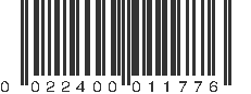 UPC 022400011776