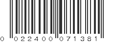 UPC 022400071381