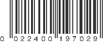 UPC 022400197029