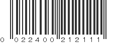 UPC 022400212111