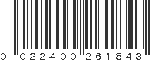 UPC 022400261843