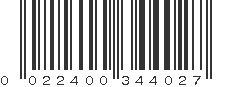 UPC 022400344027