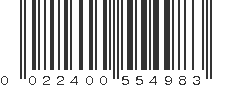 UPC 022400554983