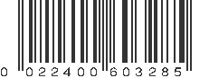 UPC 022400603285