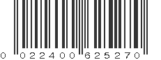 UPC 022400625270