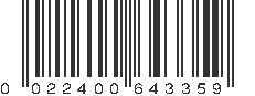 UPC 022400643359