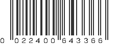 UPC 022400643366